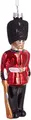 Produktbild: BRUBAKER Soldat England Grenadier Guards - Handbemalte Weihnachtskugel aus Glas - Mundgeblasener Christbaumschmuck Figuren lustig Deko Anhänger Baumkugel - 14 cm