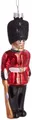 Produktbild: BRUBAKER Christbaumschmuck Mundgeblasene Weihnachtskugel Grenadier Guard, Englischer Soldat Weihnachtsschmuck aus Glas, handbemalt - 14 cm