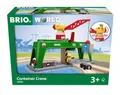Produktbild: BRIO World 33996 Bahn Verlade Terminal - Mit beweglichem Kran zum Umladen von Gütern auf die Schiene, Straße und das Schiff - Empfohlen für Kinder ab 3 Jahren