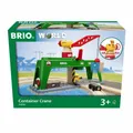 Produktbild: BRIO Bahn Verlade-Terminal Containerkran Eisenbahnset Holzeisenbahn Zubehör