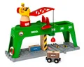 Produktbild: BRIO World 33996 Bahn Verlade Terminal - Mit beweglichem Kran zum Umladen von...