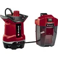 Produktbild: Power X-Change Akku-Schmutzwasserpumpe GE-DP 18/25 Li - Solo, 18Volt, Tauch- / Druckpumpe rot/schwarz, ohne Akku und Ladegerät
