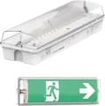 Produktbild: ELED 200100-8H - LED-Fluchtwegleuchte, Notlicht, Wandmontage, IP65
