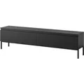 Produktbild: Selsey TV-Lowboard Bemmi 175 cm Schwarz mit Schwarzen Beinen
