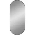 Produktbild: vidaXL Wandspiegel Schwarz 90x40 cm Oval 348207