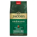 Produktbild: Jacobs Kaffeebohnen Krönung Classic Aroma-Bohnen, nussig mit Zitrusnote, geröstet in Bremen, Intensität 6/10, Kaffee ganze Bohnen, 500 g