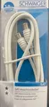 Produktbild: Schwaiger SAT Anschlusskabel KVCQ15  (75dB) F Quick, weiß, 1,5m, 1x F Stecker