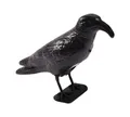 Produktbild: BURI Tierabwehr-Attrappe Taubenschreck Rabe mit Sensor Krähe Vogelabwehr Taubenabwehr Vogel