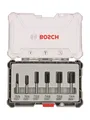 Produktbild: Bosch Bosc Fräsersatz 6 pcs Straight 8mm shank | 2607017