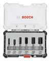 Produktbild: Bosch Zubehör Nutfräser-Set - 8 mm, 6-teilig - 2607017466 (6 Teile)