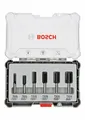 Produktbild: Bosch Nutfräser-Set 8mm Schaft 6-teilig 2607017466
