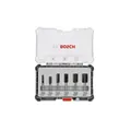 Produktbild: Bosch 6-teiliges Nutfräser-Set Nut Fräser - 8mm Schaft - 2 und 3 schneidig