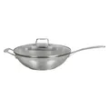 Produktbild: Scanpan Impact -wok-paistinpannu, ruostumaton ter??s (Aluminium, Edelstahl, 32 x 14 cm) (71303200)