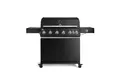 Produktbild: BURNHARD® Gasgrill 6-Brenner, 3,5 kW Edelstahl-Stabbrenner, Infrarot-Keramikbrenner, Heckbrenner, Seitenkochfeld, Gussrost, große Grillfläche, Piezo-Zündung – Fat FRED Deluxe