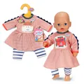 Produktbild: BABY born jurk met jungle motief, lange mouwen & gestreepte legging - Hoogwaardi