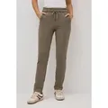 Produktbild: Jogger Pants CECIL, Damen, Gr. XL, Länge 30, beige (natural taupe), Stoff, 61% Viskose, 32% Polyamid, 7% Elasthan, unifarben, comfort fit lang, Hosen, Middle Waist
