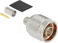 Produktbild: DELOCK 91767 - N Stecker zum Crimpen LMR 300 mit passendem Schrumpfschlauch