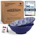 Produktbild: Urban Lifestyle Ramenschale Ramen Schüssel für Ramen 2er Set 20cm Kaiyo” Suppenschale Salatschüssel Pho Suppe Schüssel Bowl Ramen Nudeln Schüssel Schale Müslischalen ramenschalen japanisch