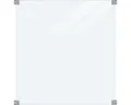 Produktbild: Zaun Teilelement PLUS Verbundglas Klarglas inkl. 4 Beschläge 90 x 91 cm