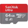 Produktbild: 64 GB microSDXC-Karte+SD Adapter 140MB/s A1 Class 10 UHS-I, Speicherkarte