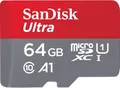 Produktbild: SanDisk Ultra microSDXC Speicherkarte 64GB + SD Adapter
