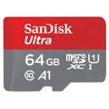 Produktbild: Sandisk microSDXC Ultra (64GB) Speicherkarte + Adapter UHS-I Class 10 stoßfest
