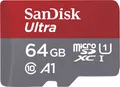 Produktbild: Sandisk Speicherkarte microSDXC Ultra Android  64GB 140MB/s + Adapter