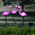 Produktbild: Gartenfigur Design Solarstecker Flamingo 3er Set Höhe 52 cm LED SOLAR Sensor NEU