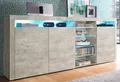 Produktbild: borchardt Möbel Highboard Santa Fé, Sideboard mit eleganten Glasböden, Breite 200 cm, Breite 200 cm