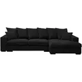 Produktbild: Kaiser Möbel Ecksofa, Schwarz, Holz, L-Form, 285x155 cm, Wohnzimmer, Sofas & Couches, Wohnlandschaften, Ecksofas