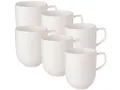 Produktbild: Villeroy & Boch Geschirr-Set Afina Becher mit Henkel weiß 0,3l Set6, Premium Porcelain