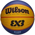 Produktbild: WILSON Basketball FIBA 3x3, indoor und outdoor, Größe 6, gelb/blau, 650 Gramm, Trainingsball