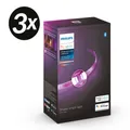 Produktbild: 3x PHILIPS Hue White and Color LED LightStrip 1m Verlängerung Lichterkette RGBW