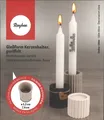 Produktbild: Rayher Silikon-Gießform Kerzenhalter geriffelt 36186000