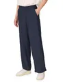 Produktbild: Street One Wide Leg Hose mit Crochet Tape Shadowed Navy 34
