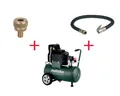 Produktbild: Metabo Druckluft-Set – Basic 250-24 W OF Kompressor inkl. Reifenfüller-Zubehör