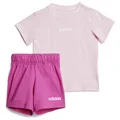Produktbild: adidas - Kid's Linear Logo T-Set 160 - Jogginganzug Gr 74 rosa