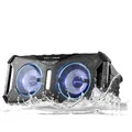 Produktbild: Gemini SOSP-8BLK - Aktiver Bluetooth Speaker - 400 Watt - LED Beleuchtung - Wiederaufladbarer Akku - IP67