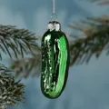 Produktbild: Weihnachtsbaumschmuck Gurke Weihnachtsgurke Anhänger Baumschmuck H: 8,5cm grün