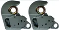 Produktbild: 2er Set Unterlenker Fanghaken Schnellkuppler Kat.2s bis 66 KW / 90 PS mit Kugel