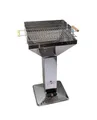 Produktbild: Kingsale Holzkohlegrill Holzkohlegrill Säulengrill Edelstahl, Gartengrill, Trichtergrill, Edelstahl