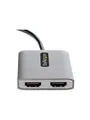 Produktbild: StarTech.com USB-C to Dual HDMI MST HUB Dual HDMI 4K 60Hz USB Type C Multi Monitor Adapter for Laptop w/ 1ft (30cm) cable