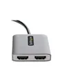 Produktbild: StarTech.com USB-C to Dual HDMI MST HUB Dual HDMI 4K 60Hz USB Type C Multi Monitor Adapter for Laptop w/ 1ft (30cm) cable MST14CD122HD