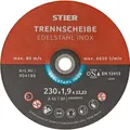Produktbild: Stier Trennscheibe / Flexscheibe 230 x 1,9 x 22,23 mm gekröpft Inox / Edelstahl (34272487)