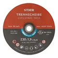 Produktbild: STIER Trennscheibe / Flexscheibe 230 x 1,9 x 22,23 mm gekröpft Inox / Edelstahl, 25 Stück