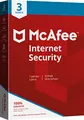 Produktbild: McAfee Internet Security, 3-Geräte, 1-Jahr, Windows/Mac/Android/iOS (Code in a Box)