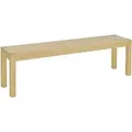 Produktbild: Homcom Sitzbank 3-sitzer Holzbank Essbank Bis 330 Kg Belastbar Küchenbank Im Landhaus Design Esszimmerbank Sitzbänke Für Flur Eingang Küche Esszimmer Holz 150 X 33 X 45 Cm, Natur