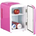Produktbild: Mini-Kühlschrank AC/DC, 12/230V 4l, mit Warmhalte-Funktion, pink