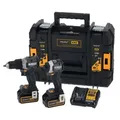 Produktbild: AKKUBETRIEBENES KOMBIPROGRAMM OHNE BÜRSTEN DEWALT DCK200MM2T-QW MCLAREN 18 V, ANZAHL DER BATTERIEN 2, 4.00 Ah, KOFFER