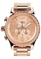Produktbild: Nixon Unisex Chronograph Quarz Uhr mit Edelstahl beschichtet Armband A083897-00